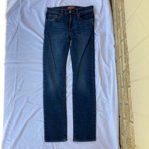 Arizona Mens Jeans, Skinny, 29x32, Dark Wash, Excellent condition